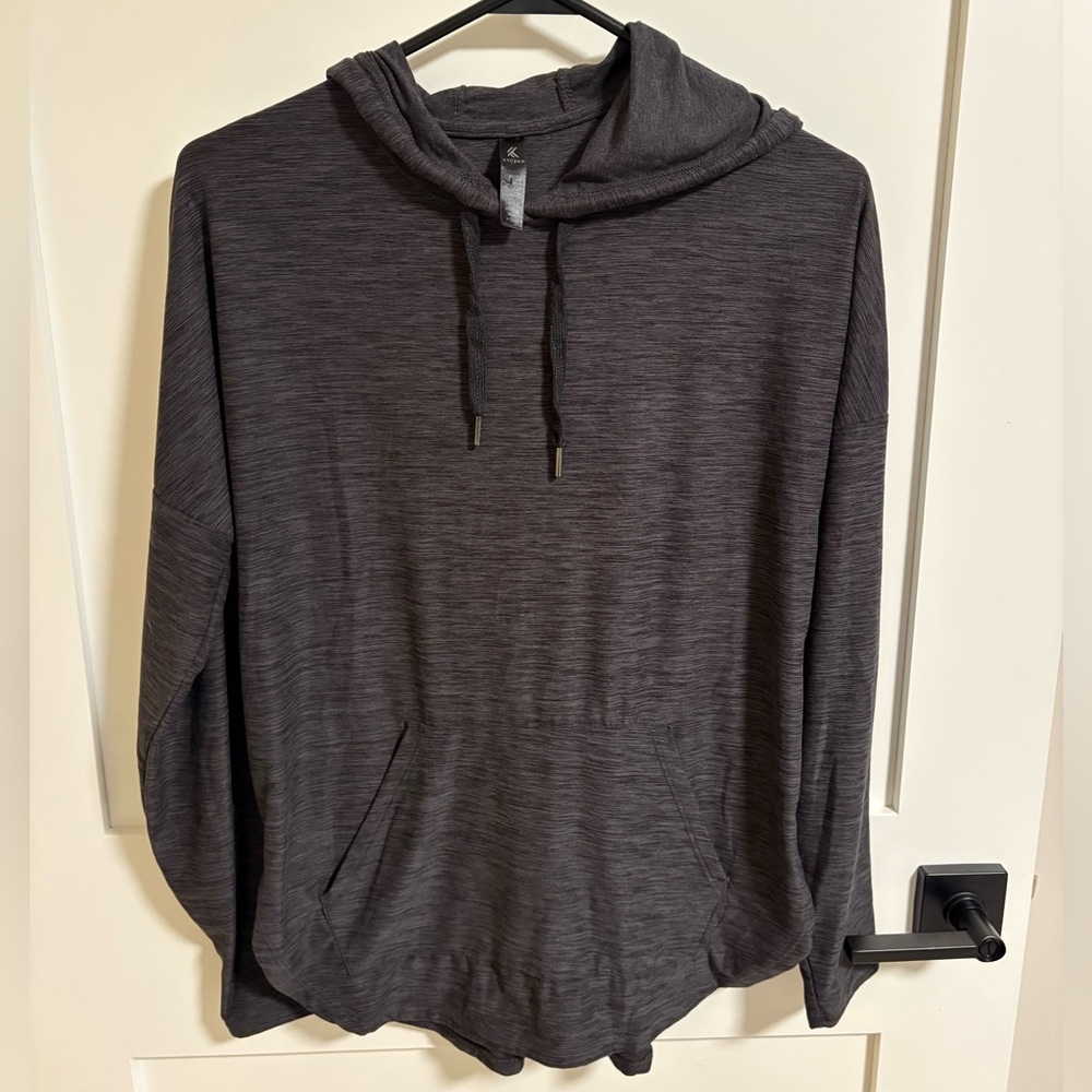 KYODAN Ultrasoft Dark Gray Hooded Athletic Shirt